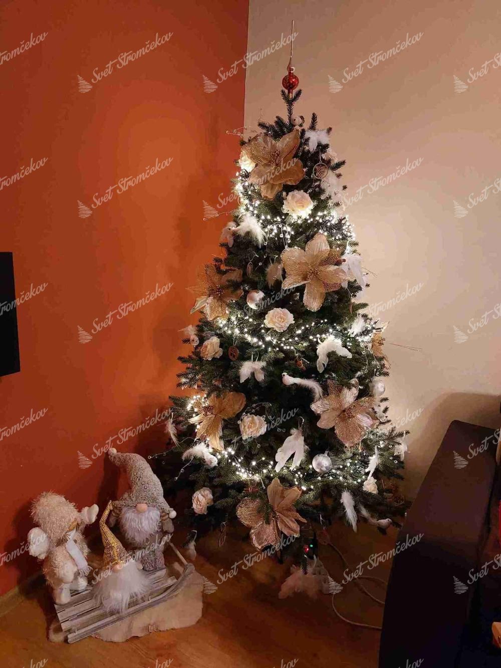 Choinka sztuczna 100% PE Świerk Alpejski 180cm