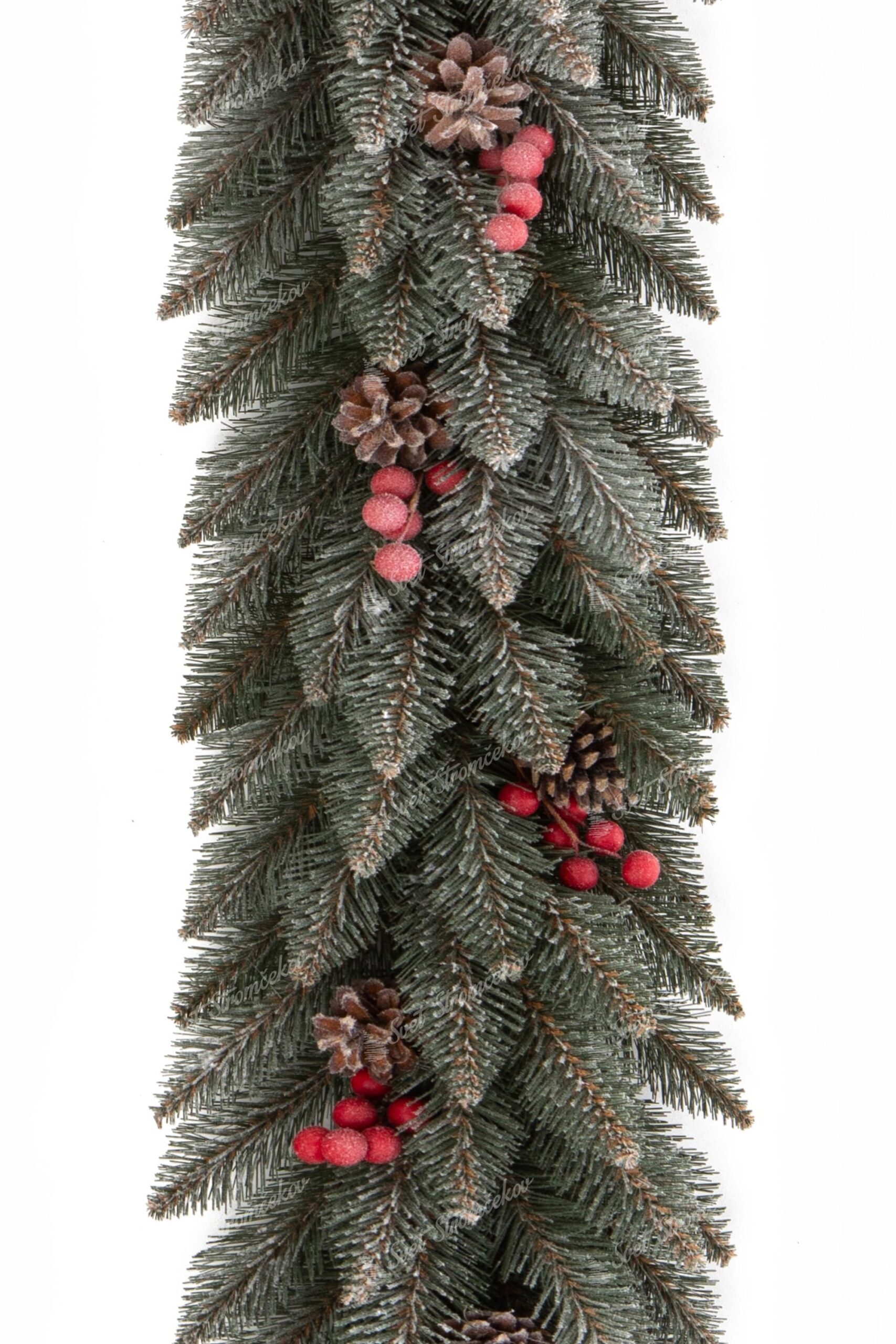 Girlanda bożonarodzeniowa Świerk Kryształowy 100cm