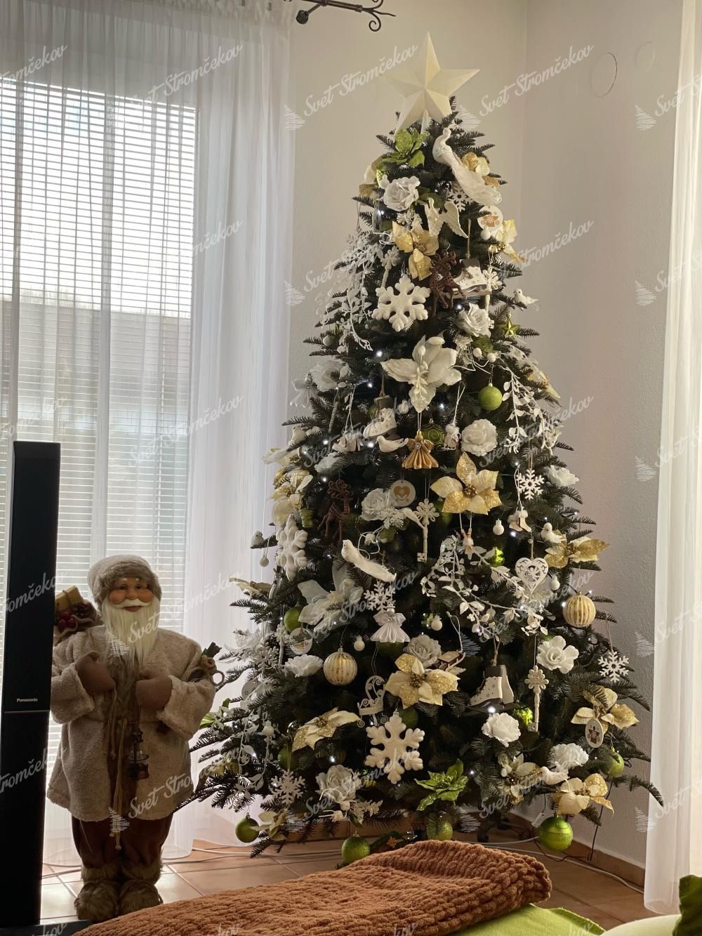 Choinka sztuczna PE Jodła Nordmann 210cm