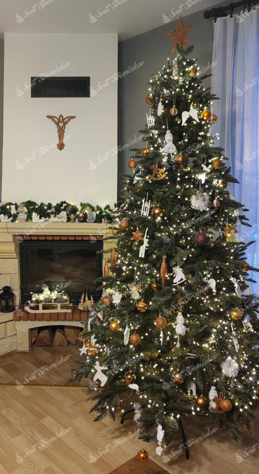 Choinka sztuczna PE Jodła Nordmann 210cm