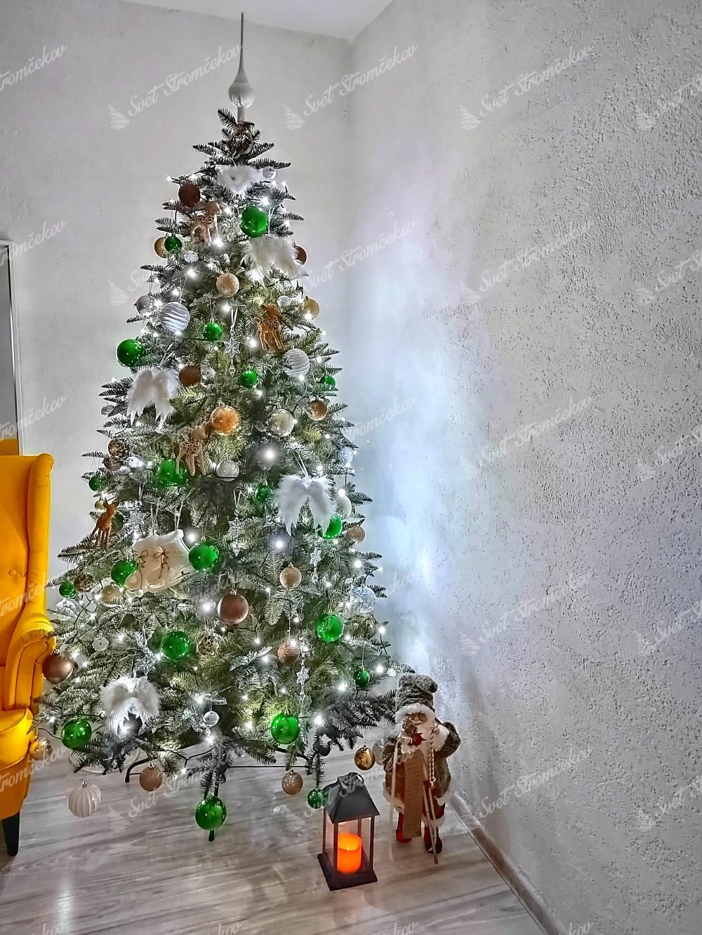 Choinka sztuczna PE Jodła Nordmann 210cm