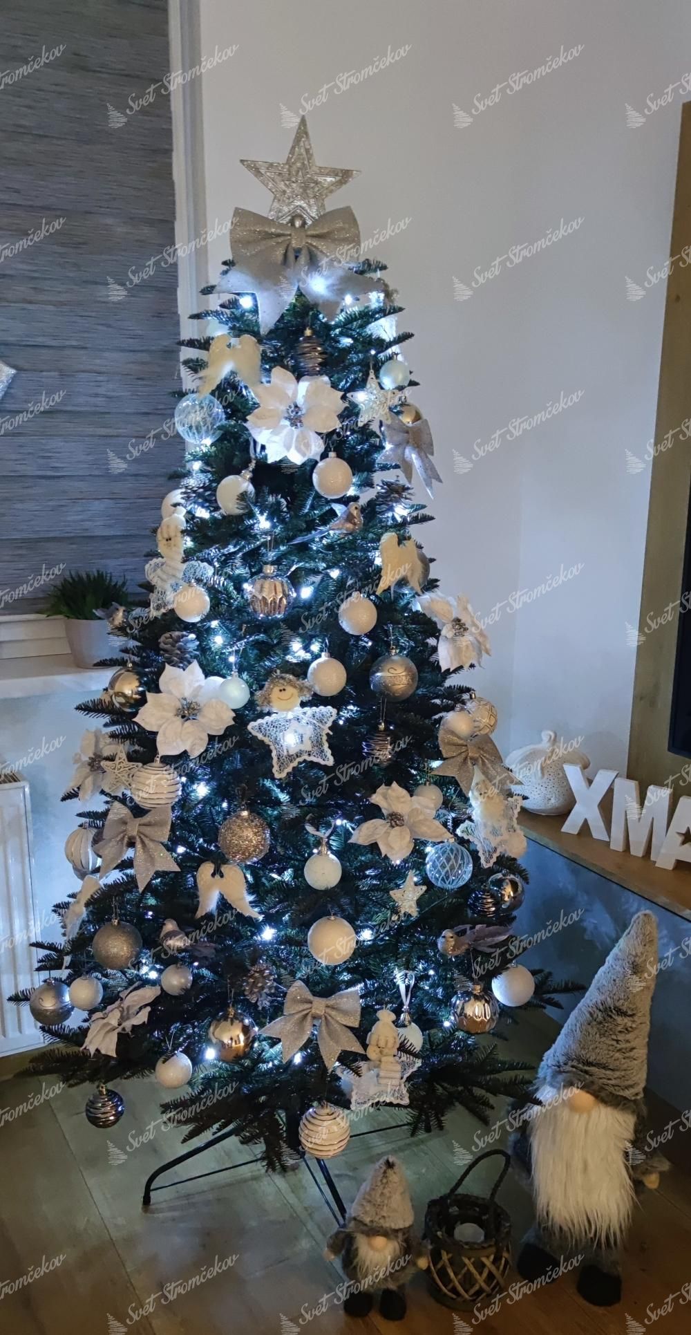 Choinka sztuczna 100% PE Jodła Nordmann 180cm