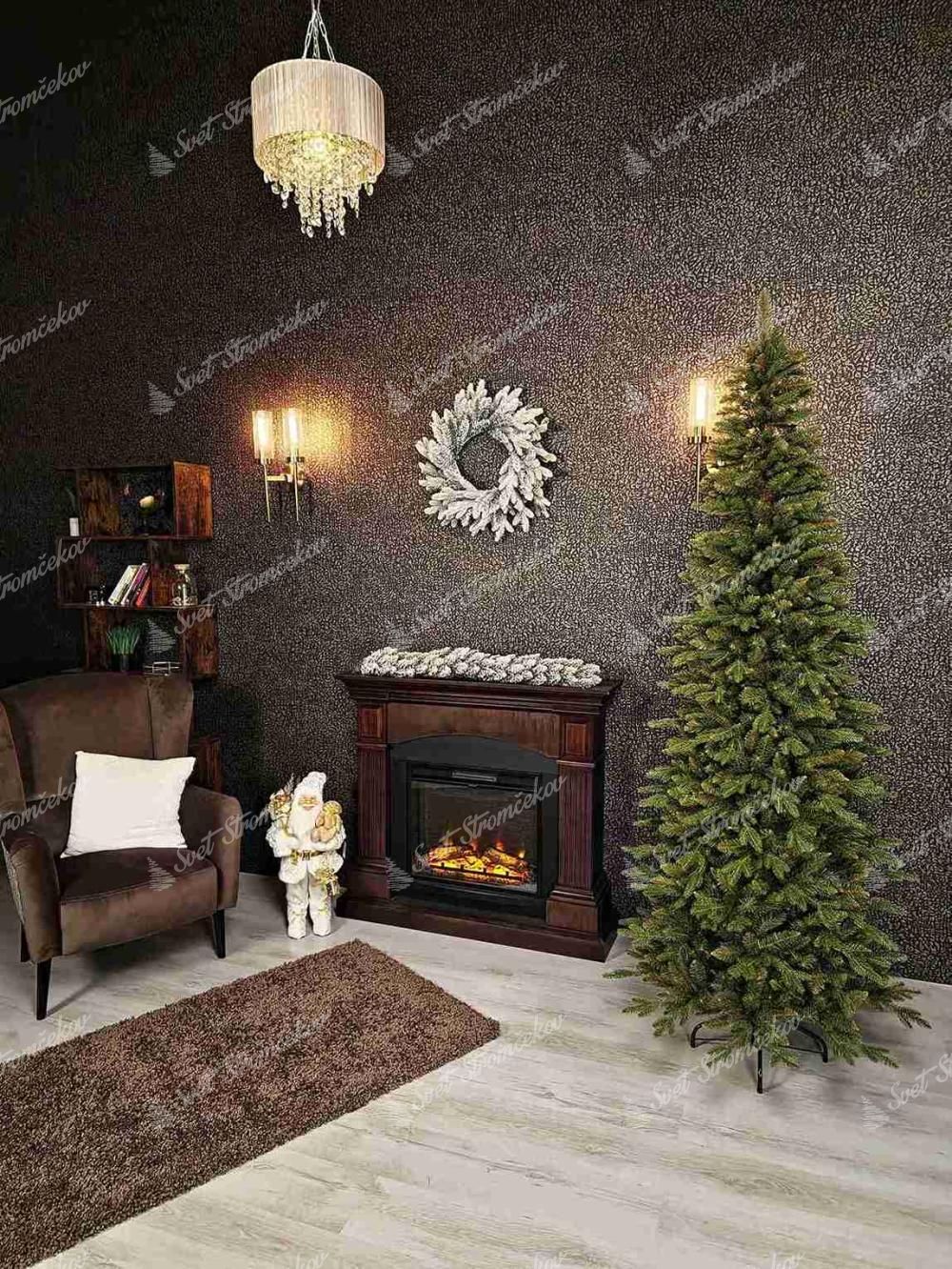 Choinka sztuczna PE Świerk Slim 240cm