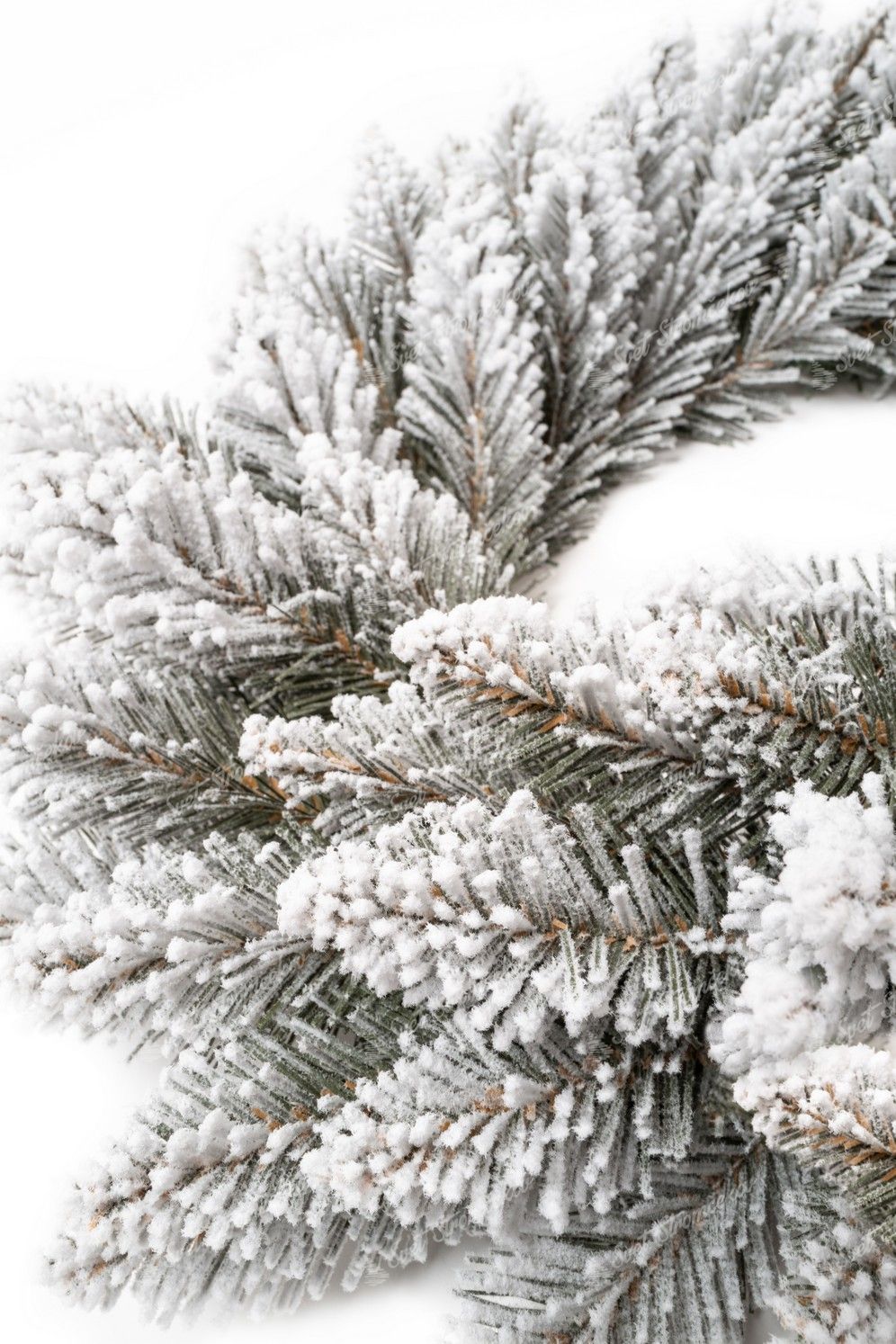 Wianek świąteczny Świerk Biały 50cm