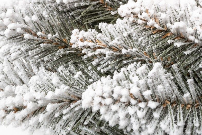 Wianek świąteczny Świerk Biały 50cm