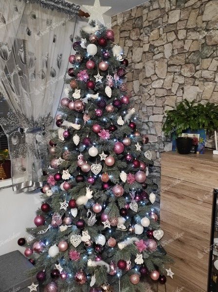 Choinka sztuczna PE Sosna Srebrna 210cm