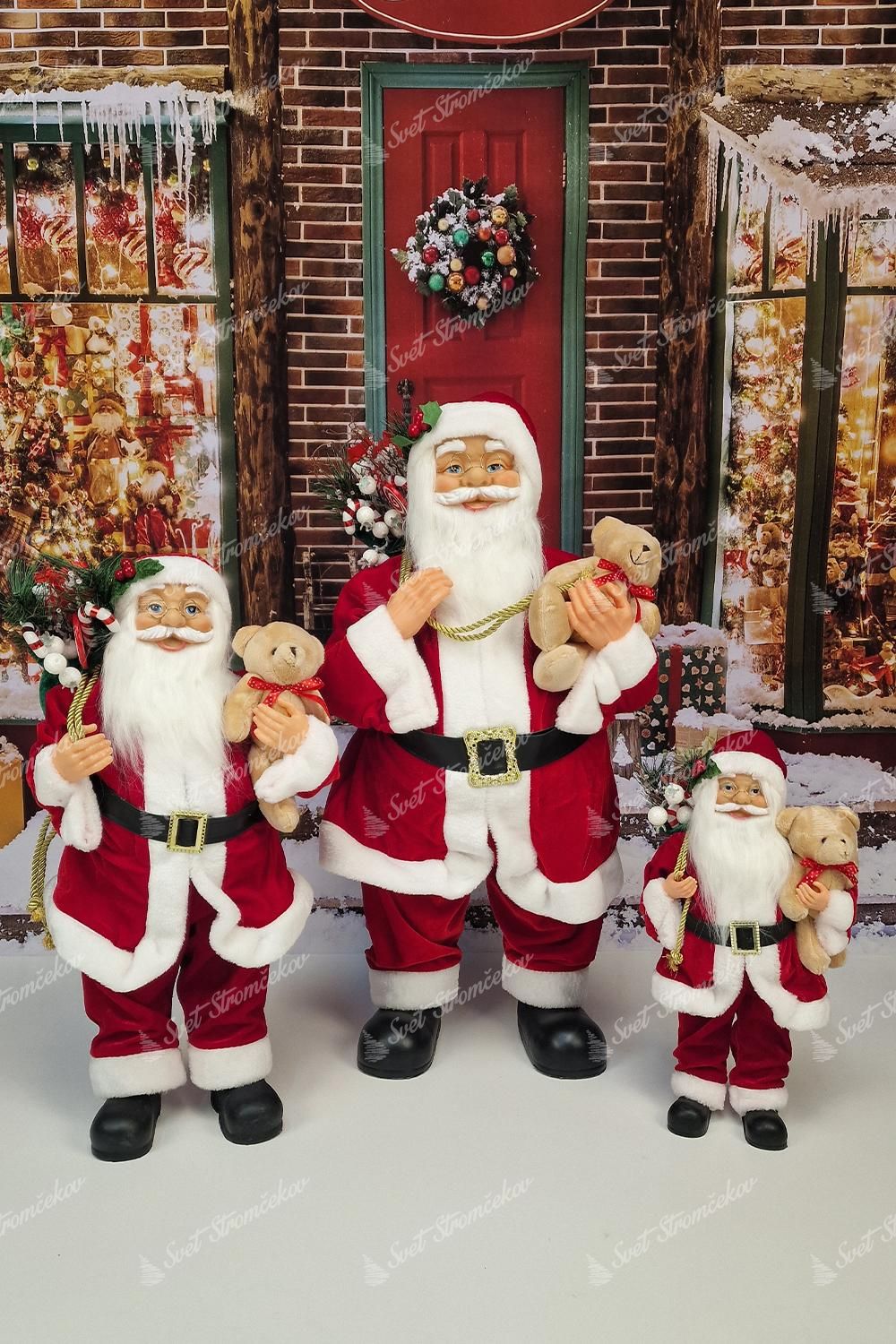 Figurka świąteczna Mikołaj Tradycyjny 80cm