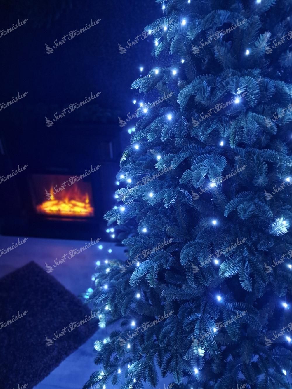 Lampki choinkowe pęczkowe LED zimna biel 180cm 270LED