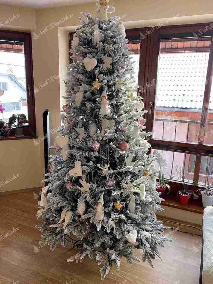 Choinka sztuczna PE Jodła Alabastrowa 210cm