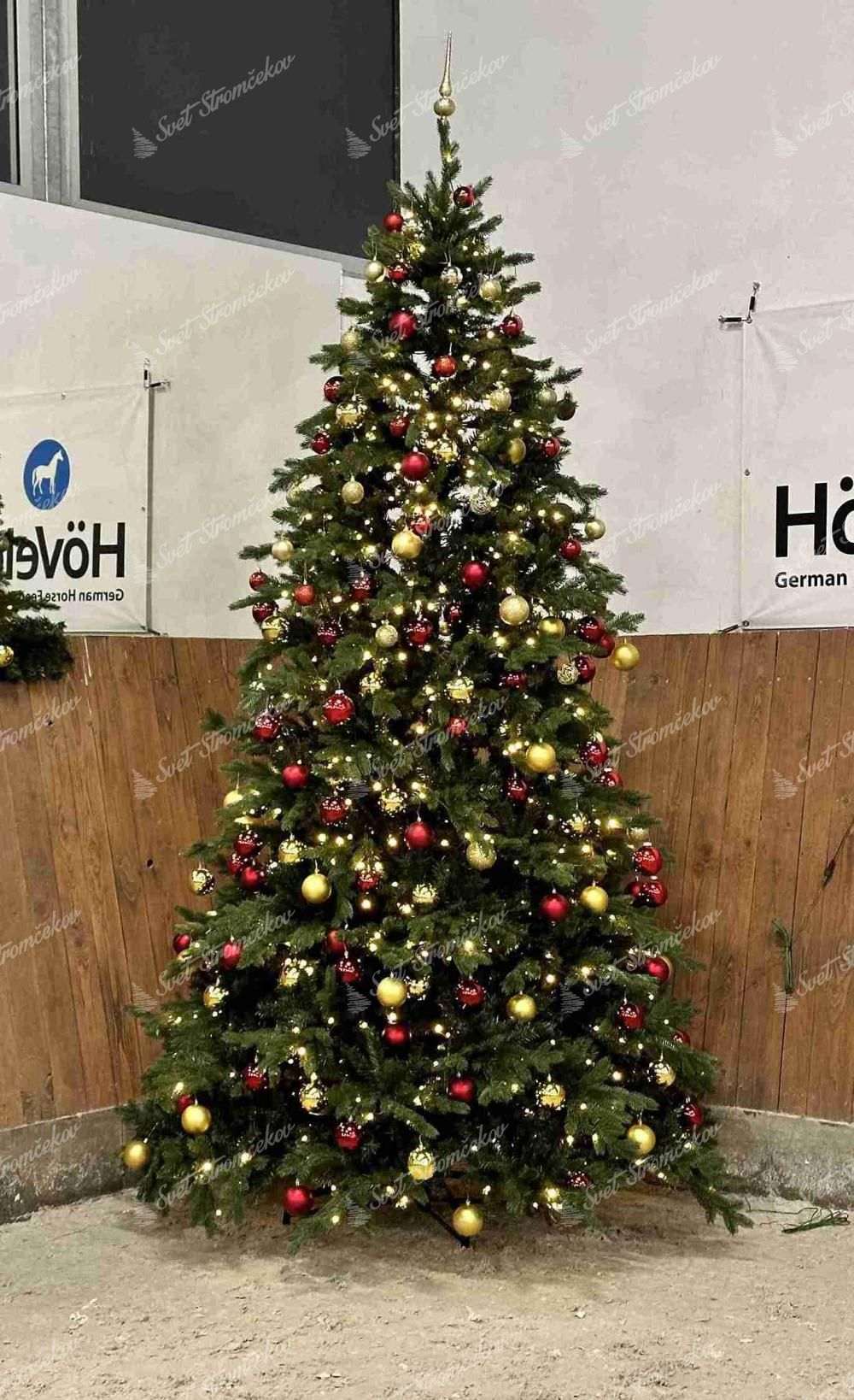 Choinka sztuczna PE Świerk Ekskluzywny 300cm LED1000