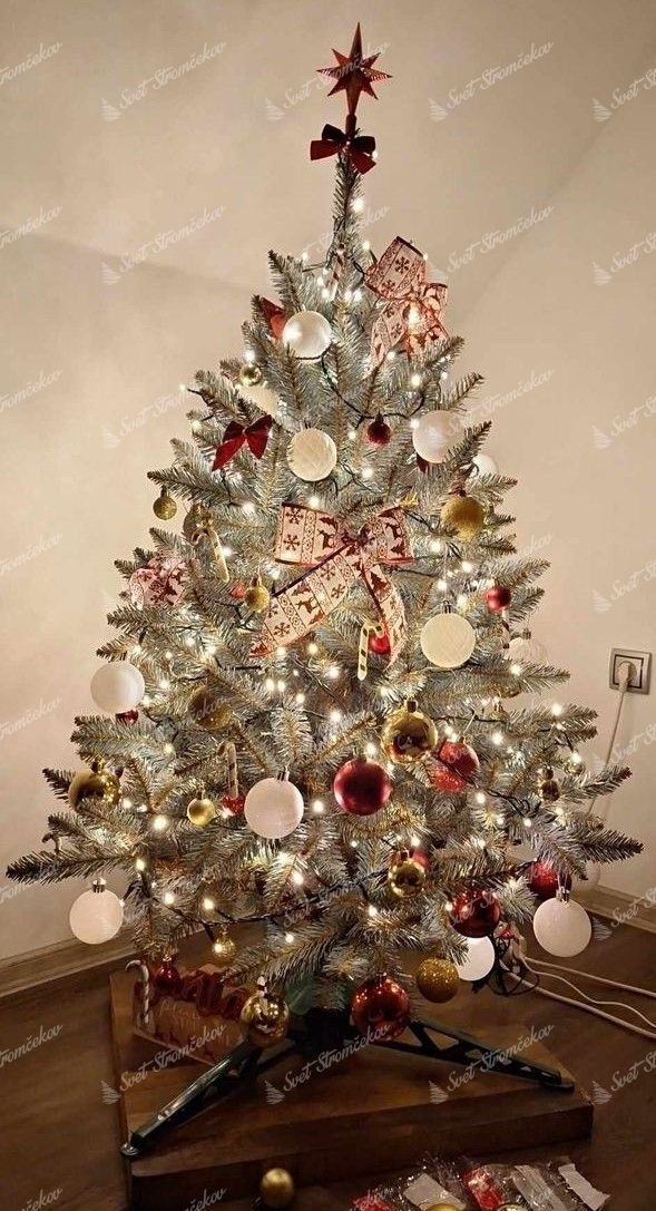 Choinka sztuczna Świerk Srebrny 120cm