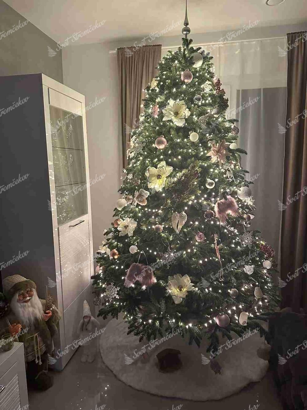 Choinka sztuczna PE Jodła Wdzięczna XL 240cm