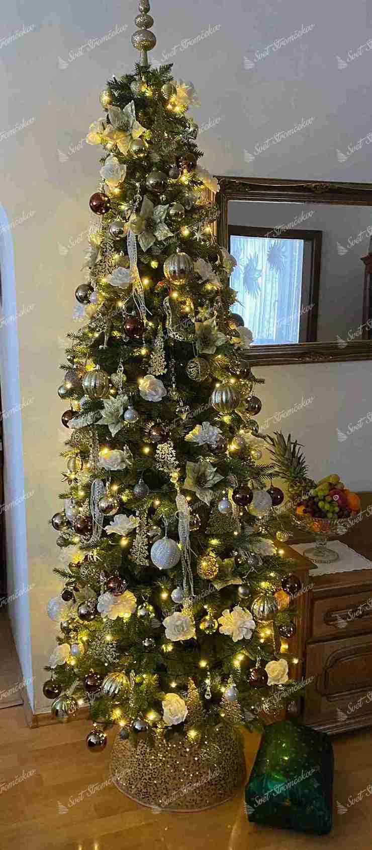 Choinka sztuczna PE Świerk Slim 240cm