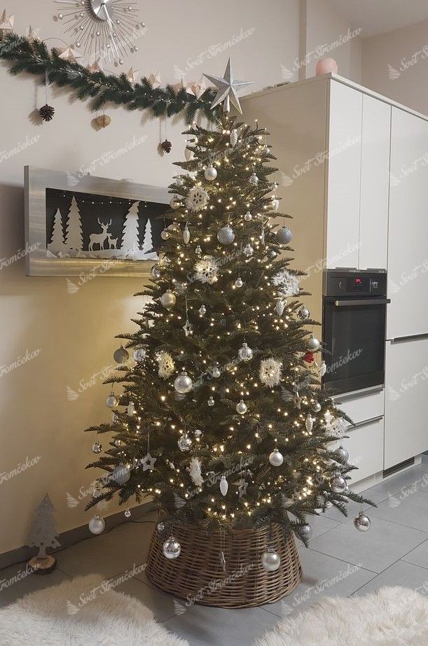 Choinka sztuczna 100% PE Jodła Nordmann 180cm