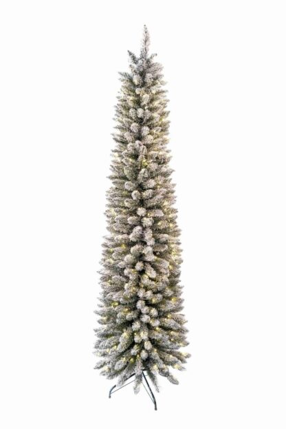 Choinka sztuczna Świerk Biały Slim 240cm LED480