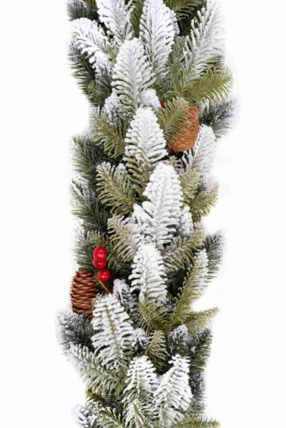 Girlanda świąteczna PE Jodła Ośnieżona 100cm