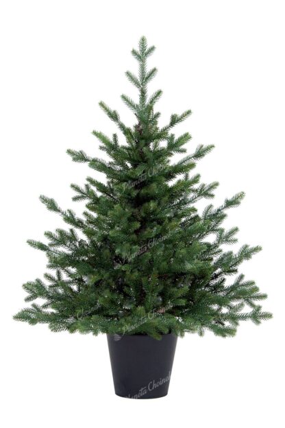 Choinka sztuczna w donicy 100% PE Świerk Naturalny 120cm