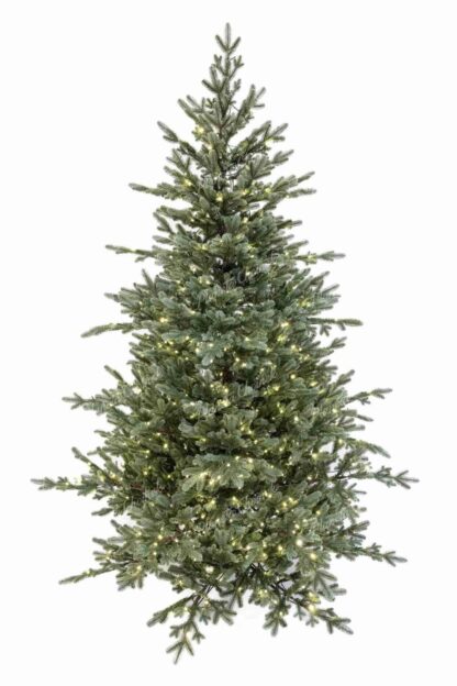 Choinka sztuczna 100% PE Świerk Kłujący 180cm 600LED