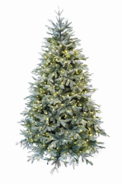 Choinka sztuczna PE Świerk Srebrny 210cm 700LED