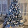 Ubrana ekskluzywna choinka sztuczna jak żywa PE Sosna Srebrna 240 cm
