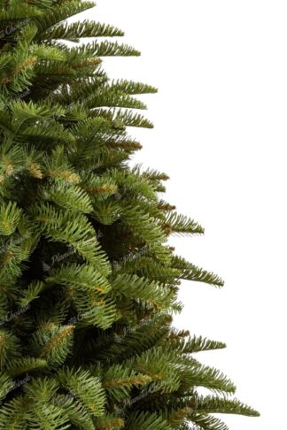 Ozdobiona choinka sztuczna mała ozdobna jak żywa w doniczce PE Jodła Kaukaska 80 cm na komodę