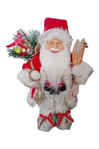 Figurka świąteczna Mikołaj Czerwono-biały 40cm