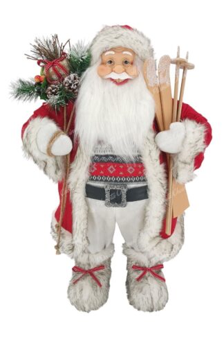 Figurka świąteczna Mikołaj Czerwono-biały 80cm