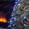Lampki choinkowe pęczkowe LED zimna biel 2