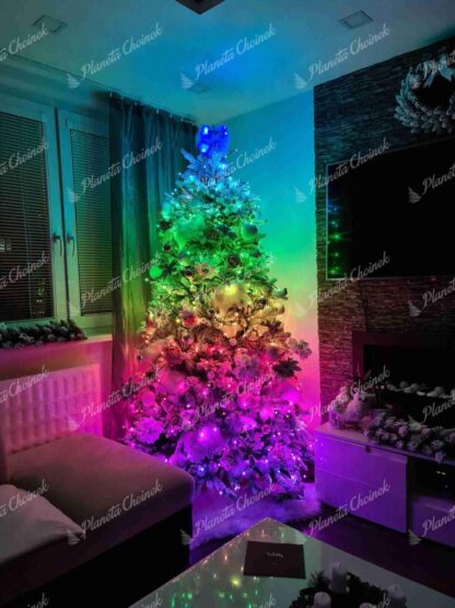 Światełka na choinkę LED kombinowane Twinkly 48 m RGB AWW 600 LED