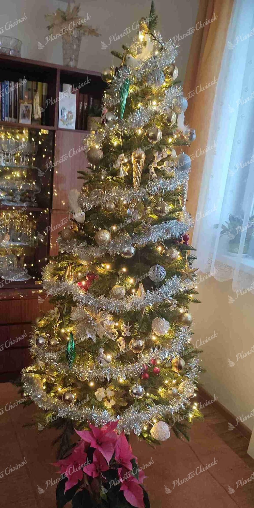 Choinka sztuczna PE Jodła Kaukaska Wąska 180cm